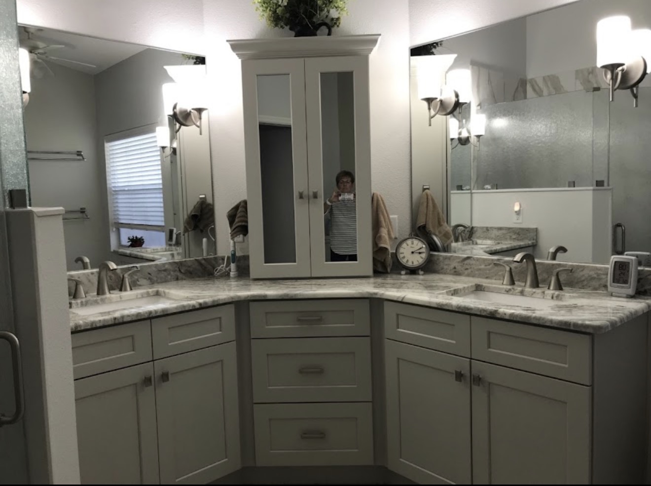 Bathroom vanity and cabinetry