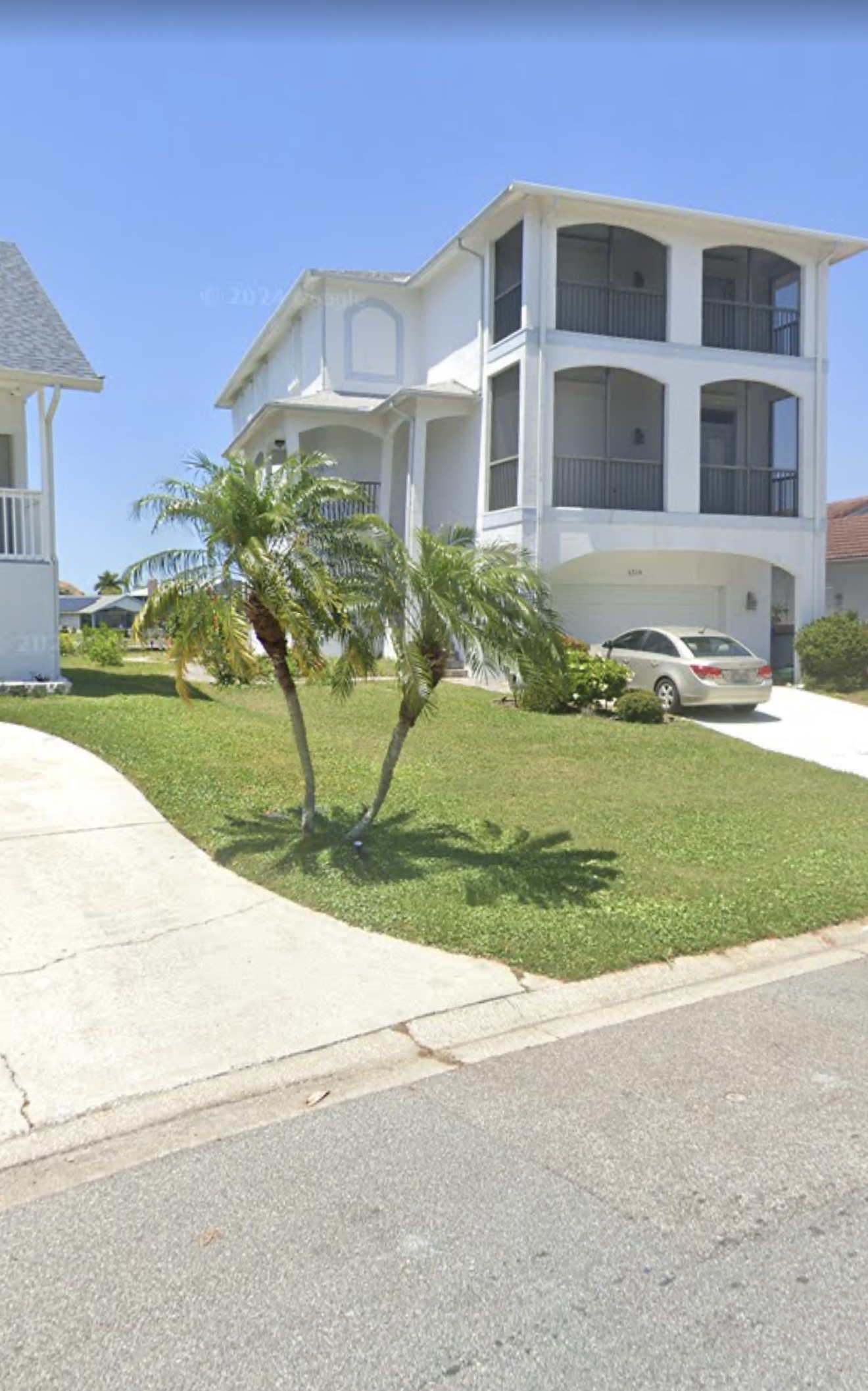 Coastal-style home exterior